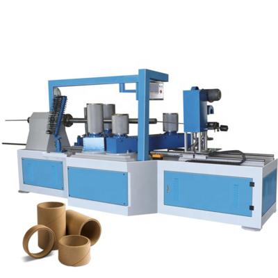 China Automatic Paper Roll Core Low Price Large Diameter Tea Box Potato Chips Paper Can Core Tube Making Machine for sale