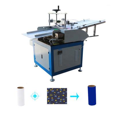 China Small preroll trial collection lip gloss hot automatic paper tube lipstick food melt labeling machine for paper tubes for sale