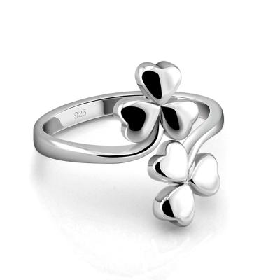 China Wholesale High Quality Jewelry Ring Adjustable Size 14k 18k 24k Leaves Ladies 925 Stain Fashion Jewelry Birthday Gift CLASSIC for sale