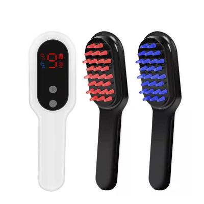 China 2021 Rechargeable Vibration Hot Sale High Quality Electric Hair Massage and Hair Loss Treatment Hair Growth Brush for sale