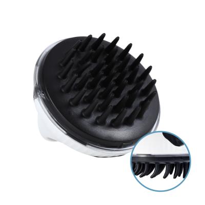 China New Waterproof Silicone Hair Oil Comb Massage Scalp Massager Brush For Hair Growth Serum Application for sale