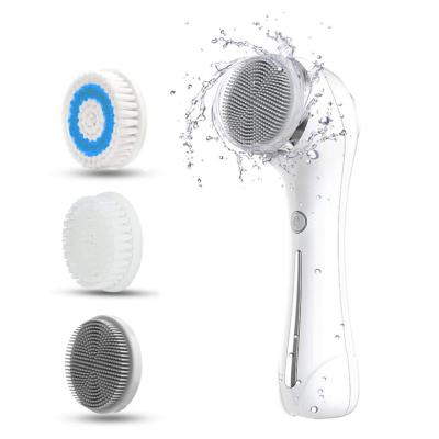 China Durable 360 ​​Degree Electric Brush DEEP CLEANING EMS Facial Cleansing Rotating Head Firming Facial Cleansing Brush for sale