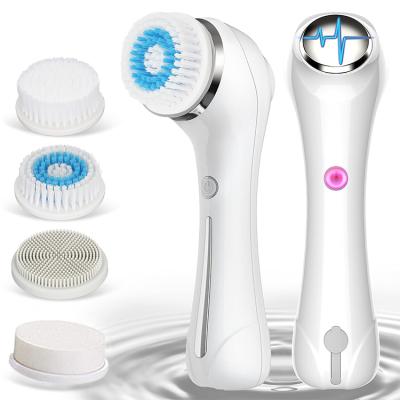 China Moisturizing Cream 5 Deep Cleaning Rechargeable Waterproof in 1 Electric Facial Cleansing Brush for sale