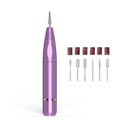 China Wholesale Best-selling Adjustable Speed ​​Durable Spa and Nail Polish Home USB Port Portable Electric Nail Drill Machine for sale