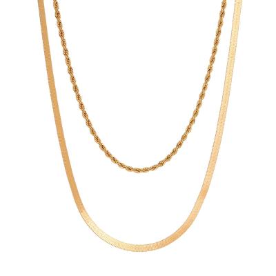 China Other Double Layered Pearl Clavicle Chain Gold Ot Buckle Necklace for sale