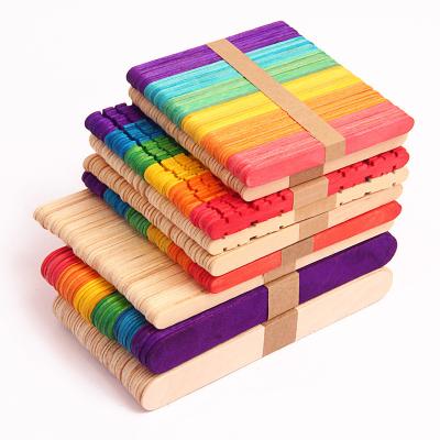 China New design beech house villae riddle custom colorful magic puzzle 3d popsicles eco-friendly material diy toy for kid wooden toy for sale