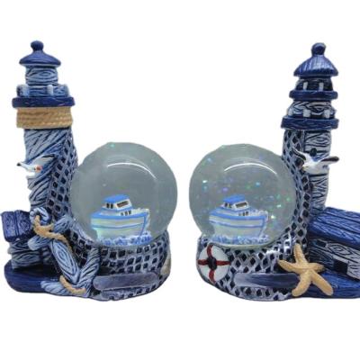 China Europe Wholesale Polyresin Animal Water Ball Souvenirs for sale