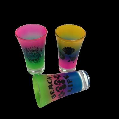 China Factory Mini Beer Whiskey Wine Logo Stocked Glass Custom Shot Glass for sale