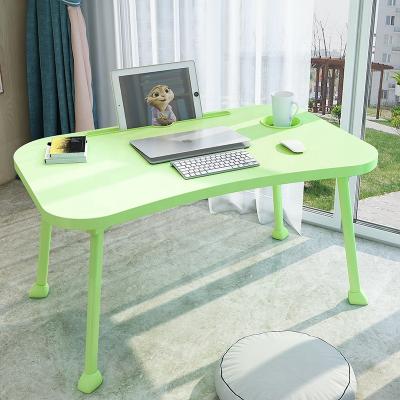 China Foldable Small Computer Table Desk With Ipad Phone Holder Card Slot for sale