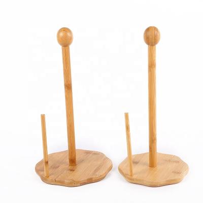 China Modern Solid Bamboo Wooden Napkin Paper Holder for sale