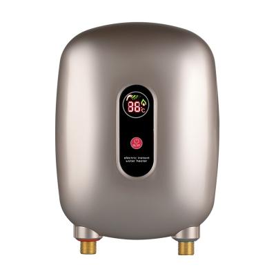 China Instant heating within seconds; small size ; New Type Kitchen Mini Portable 110v Easy Installation Electric Tankless Water Heater For Apartment for sale