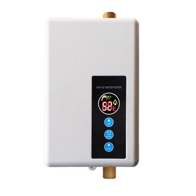 China Instant heating within seconds; small size ; 6500w Easy Installation High Quality Tankless Bathroom Shower Instant Water Heater Electric for sale