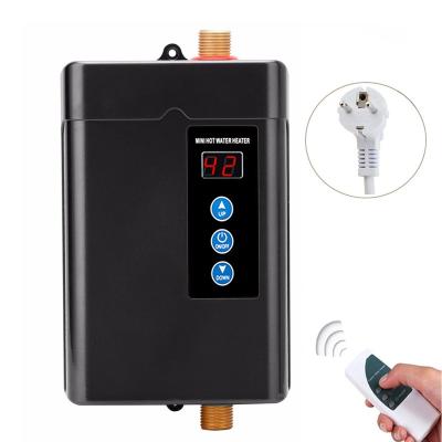 China Instant heating within seconds; small size ; Wholesale Good Quality 3000w Instant Shower Electric Tankless Portable Water Heater for sale