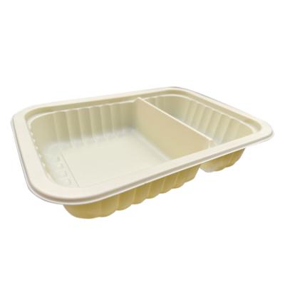 China Recyclable biodegradable plastic takeaway plastic food containers disposable box with best quality for sale