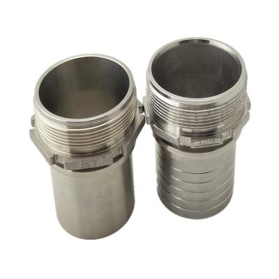 China Industrial Oil Gas Water DIN 2817 Hose Fitting With Male Thread Hose GA Smooth Or Serrated Tail for sale