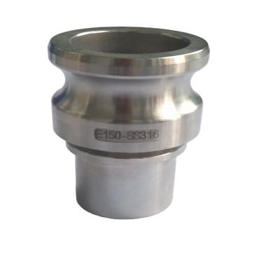 China Industrial Oil Gas Water Din 2828 Cam Lock SS 316 Quick Coupling Type E for sale