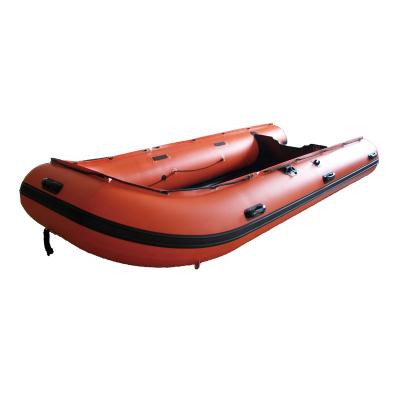 China Newest FREESUN Inflatable PVC Pontoon Boat Flat Bottom Fishing Boat Boat for sale