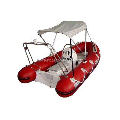 China Rigid PVC Fiberglass Inflatable Boat Hull Fiberglass Rib Boat for sale