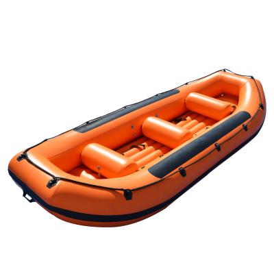 China PVC 14.8ft White Water Inflatable River Raft Boat Raft for sale