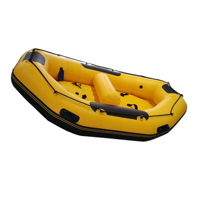 China PVC Whitewater Inflatable River Raft Boat Lifeboat Raft Reinforced Floor Motorboat for sale