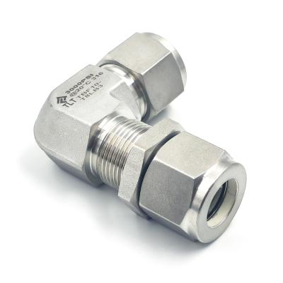 China SS 304 high performance ss316 pipe fitting stainless steel ferrule twin bulkhead tube union for sale