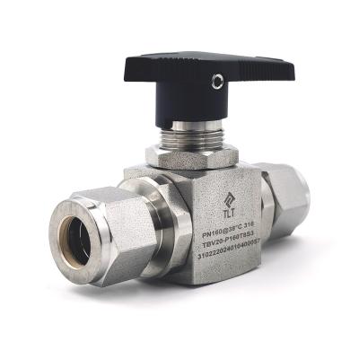 China General Custom 304 316 NPT Ball Valve Mini 1/2 Way Ball Valve Stainless Female Stainless 2