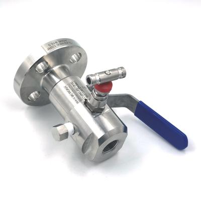 China Stainless steel ss316 1/2 valve general hydraulic high pressure ball valve flanged valve for sale