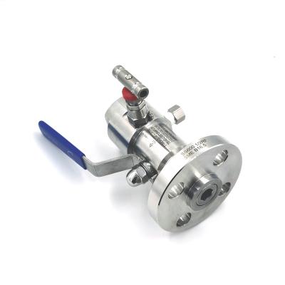 China General SS316/SS304 Flanged Ball Valve 1 Piece High Pressure Brass Hydraulic Gas Ball Valve High Pressure for sale