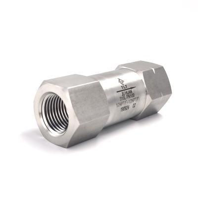 China General High Pressure Hydraulic Non-Return Valve 316L Stainless Steel Non-Return Valve Female Thread Check Valve For Water Oil Gas for sale