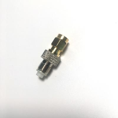 China Hot Sale Automotive SMA Male Jack To FME Female Connector With Dust Cover RF Adapter for sale