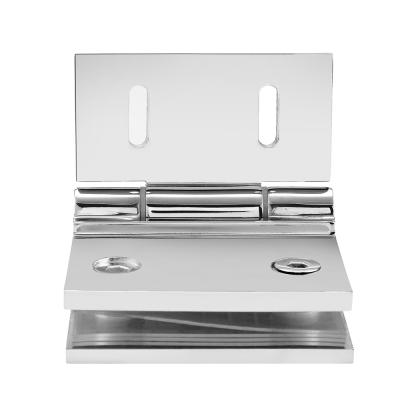 China Modern Glass To Wall Shower Room Small Door Hinges Chrome Plated Hinges for sale