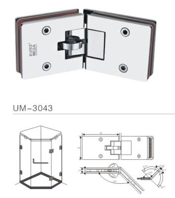 China Modern Wholesale Shower Hardware 135 Degree SUS304 Glass To Glass Hydraulic Glass Door Hinge for sale