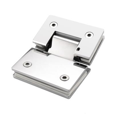 China Modern Bathroom Accessories 12mm Tempered Glass To Glass Hinge for sale