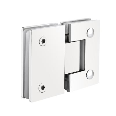 China High Quality Modern Chrome Plated 180 Degree Glass To Wall Shower Door Hinge For Bathroom for sale