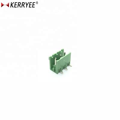 China 2EDGR 5.0/5.08mm Open R/A Pluggable Terminal Block 3P 28-12AWG for sale