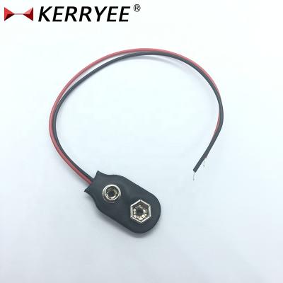 China 9V Power Battery I Type Clip Car DIY Soft Lab Test Connector for sale