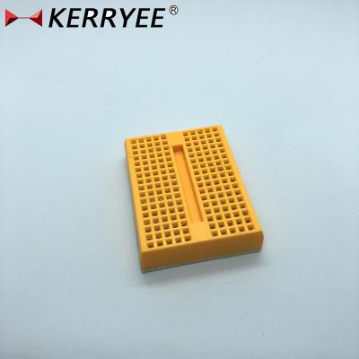 China Yellow Breadboard Connector Mini 170P 805 DIY PCB Student Test for sale