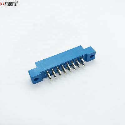 China Blue PCB Circuit Board Connector 3.96mm 16P Gold 805 Pin Type for sale