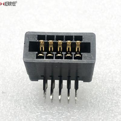 China PCB 805 Right Angle Pin Type Slot Circuit Board Connector 10P for sale