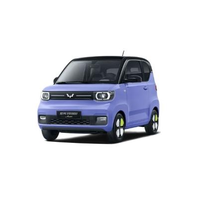 China Pure Electric Wuling Mini EV Car 3 Puertas 4 asientos Hatchback con velocidad máxima 100 km/h Azul en venta