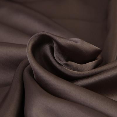 China Elastic strength soilds fabric satin satin fabric 100% polyester stretch fabric Shrink-resistant for sale