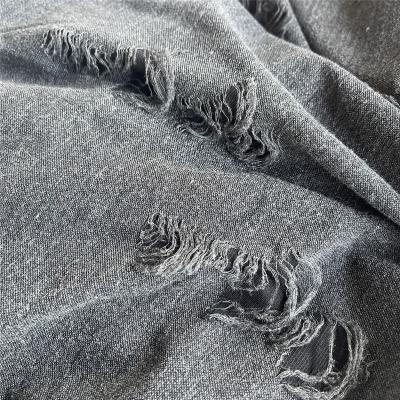 China Curtain Fabric Jacquard Fabric Stock Distressed Solid Dyed Textile Shrink-Resistant Knit For Children Clothes for sale