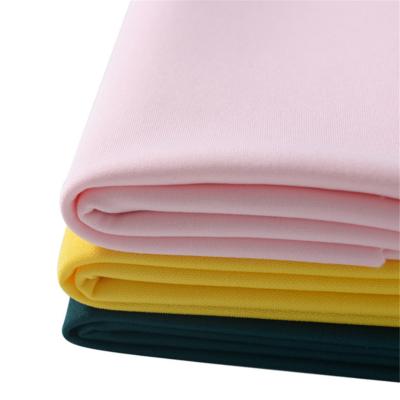 China Most Popular Scuba Fabric Neoprene Polyester Spandex Solid Dyed Soft Shrink-Resistant Knit Scuba Fabric For Clothing for sale