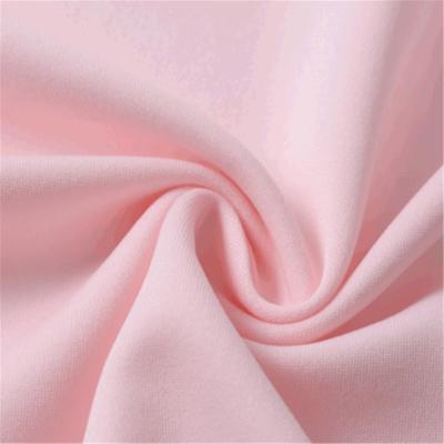 China Hot Selling Shrink-Resistant Scuba Solid Color Material Neoprene Polyester Spandex Knit Fabric For Dress for sale