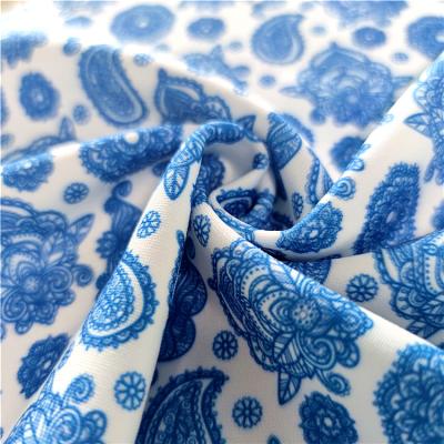 China Winter Clothes Shrink-Resistant Scuba Knit Fabric Scuba Printing Fabric Custom Scuba Fabric Polyester Printing for sale