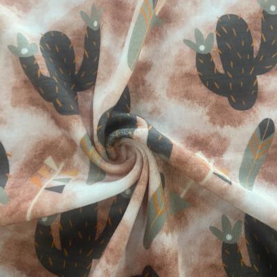 China Shrink-Resistant Hottest Product Printing Velvet Fabric In 2021 Use The Latest Technology Digital Printing Printing for sale