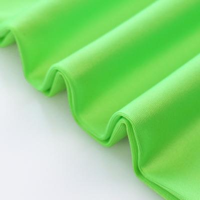 China Antistatic in stock 150D plain dyed solid color polyester knitted dty fabric for clothes for sale