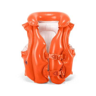 China Kid Intex 58671 deluxe inflatable kids swim vest 50*47cm for sale