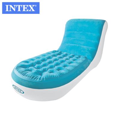 China Intex foldable 68880 soft and comfortable inflatable sofa for sale