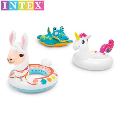 China Intex 58221 Kids Large Inflatable Animal Swimming Ring Baby Swimming Rings Baby Pool Water Play Float Equipment for sale